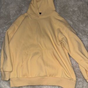 Automet yellow hoodie size S ( fits baggy) brand new never worn